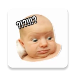 stickers baby memes android application logo